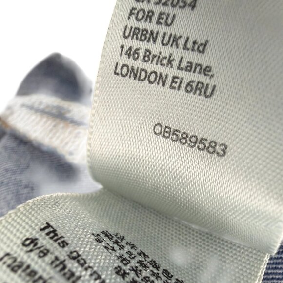 We The Free Just Float On Flare Jeans Blue Denim Bell Bottom Size 30 - Picture 10 of 11